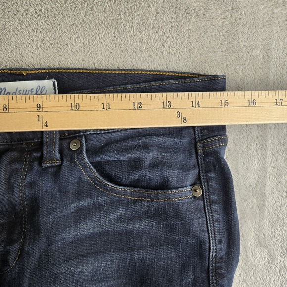 Madewell Jeans Womens 28x25 Blue Denim Skinny Skinny Crop Stretchy Dark Wash - Picture 3 of 14